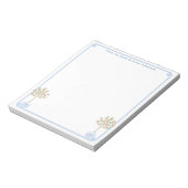 Elegant Lady's Chinoiserie Orange Tree Desk Notizblock (Rotiert)