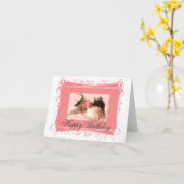 Elegant Ladys Hat/Shoe Happy Birthday Card Karte (Gelbe Blume)