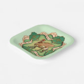 Elegant Lamassu Papierplatte Pappteller (Gewinkelt)