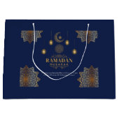 Elegant Lantern Glow Ramadan Greeting Große Geschenktüte (Vorderseite)