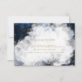 Elegant Lapis Lazuli Crystal Geode Einladung (Vorderseite)