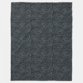 Elegant Larkspur von William Morris, Dark Fleecedecke (Vorderseite)