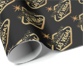 Elegant Las Vegas Birthday Geschenkpapier (Rolleneckpunkt)