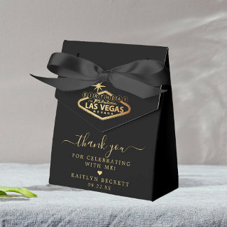 Elegant Las Vegas Geburtstagsparty Geschenkschachtel