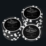 Elegant Las Vegas Geburtstagsparty Pokerchips<br><div class="desc">Feiern Sie stilvoll mit diesen modernen und sehr trendigen Poker-Chips zum Geburtstag von Las Vegas. Dieses Design lässt sich leicht mit Ihrer speziellen Veranstaltungssprache personalisieren und Ihre Gäste werden begeistert sein,  wenn sie diese fantastischen Poker-Chips sehen. Entsprechende Party-Elemente finden Sie in der Auflistung.</div>