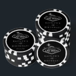 Elegant Las Vegas Geburtstagsparty Pokerchips<br><div class="desc">Feiern Sie stilvoll mit diesen modernen und sehr trendigen Poker-Chips zum Geburtstag von Las Vegas. Dieses Design lässt sich leicht mit Ihrer speziellen Veranstaltungssprache personalisieren und Ihre Gäste werden begeistert sein,  wenn sie diese fantastischen Poker-Chips sehen. Entsprechende Party-Elemente finden Sie in der Auflistung.</div>