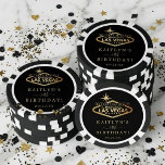 Elegant Las Vegas Geburtstagsparty Pokerchips<br><div class="desc">Feiern Sie stilvoll mit diesen modernen und sehr trendigen Poker-Chips zum Geburtstag von Las Vegas. Dieses Design lässt sich leicht mit Ihrer speziellen Veranstaltungssprache personalisieren und Ihre Gäste werden begeistert sein,  wenn sie diese fantastischen Poker-Chips sehen. Entsprechende Party-Elemente finden Sie in der Auflistung.</div>