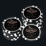 Elegant Las Vegas Geburtstagsparty Pokerchips<br><div class="desc">Feiern Sie stilvoll mit diesen modernen und sehr trendigen Poker-Chips zum Geburtstag von Las Vegas. Dieses Design lässt sich leicht mit Ihrer speziellen Veranstaltungssprache personalisieren und Ihre Gäste werden begeistert sein,  wenn sie diese fantastischen Poker-Chips sehen. Entsprechende Party-Elemente finden Sie in der Auflistung.</div>