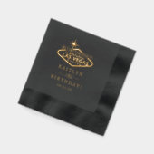 Elegant Las Vegas Geburtstagsparty Servietten Mit Folie (Links)