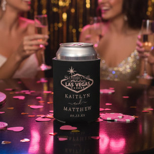 Elegant Las Vegas Hochzeit in Urlaubsort Gefallen Dosenkühler