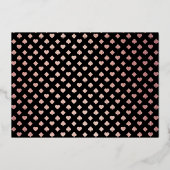 Elegant Las Vegas Wedding Foto Save the Date Real Folieneinladung (Rückseite)