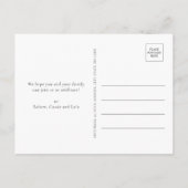 Elegant Lassend Toast New Year Party Budget Einladungspostkarte (Rückseite)