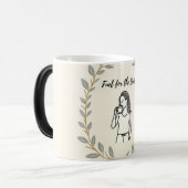 Elegant Laurel Wreath Scripture Tasse (Vorderseite Links)