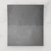 Elegant Laurels Blue | Dots Baptisse Platzkarte (Innenseite Aufgefaltet)