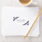 Elegant Lavender Address Labels Adressaufkleber (Insitu)