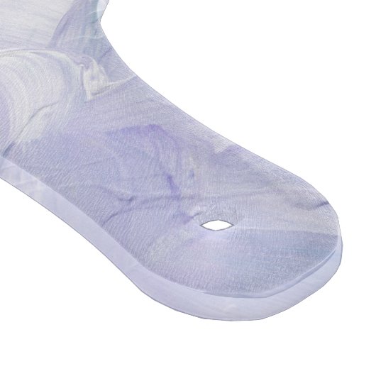 Elegant Lavender And White Paint Pattern Schneidebrett (Ecke)