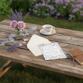 Elegant Lavender Blush Floral Wedding Shower  Einladung