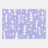 Elegant Lavender Botanical Geschenkpapier Set (Vorderseite 2)
