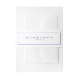 Elegant Lavender Eucalyptus Botanische Hochzeit Einladungsbanderole