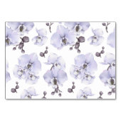 Elegant Lavender Orchid Baby Shower Table Numbers Tischnummer (Rückseite)