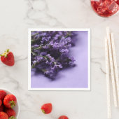 Elegant Lavender Paper Napkin Serviette (Beispiel)