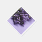 Elegant Lavender Paper Napkin Serviette (Ecke)