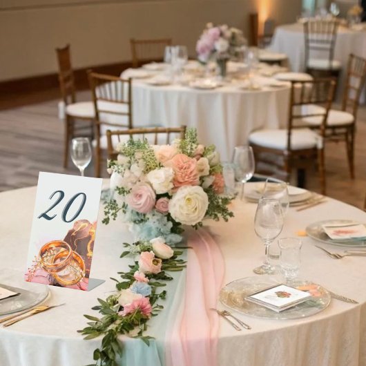  Elegant Lavender Purple Floral Wedding Table Numb Sockelschild