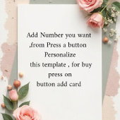 Elegant Lavender Purple Floral Wedding Table Numbe Sockelschild