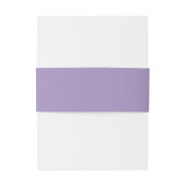 Elegant Lavender Purple Wedding Einladungsbanderole (Rückseitenbeispiel)