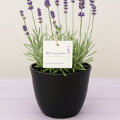 Elegant Lavender Sprig Botanical Design Hang Tag Geschenkanhänger
