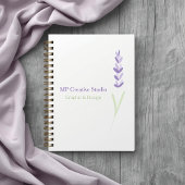 Elegant Lavender Sprig Botanical Design Planer
