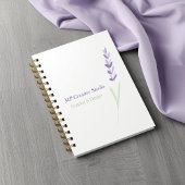 Elegant Lavender Sprig Botanical Design Planer