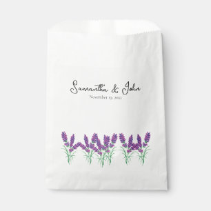 Elegant Lavender Wedding Guest Favor Bag Geschenktütchen