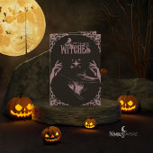 Elegant Lavender Witchy Halloween Invitation Einladung