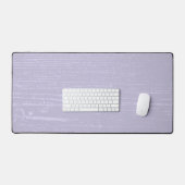 Elegant Lavender Wood Grain Schreibtischunterlage (Tastatur & Maus)