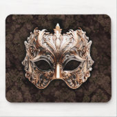 Elegant Leaf-Like Details Mask Mousepad (Vorne)