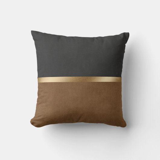 Elegant Leather Kissen (Vorderseite)