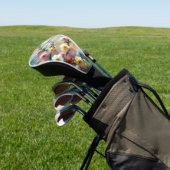 Elegant & lebhaft floral - Blütenfarbig blühen Golf Headcover (In SItu)