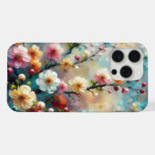Elegant & lebhaft floral - Blütenfarbig blühen iPhone Hülle (Rückseite (Horizontal))
