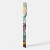 Elegant & lebhaft floral - Blütenfarbig blühen iPhone Hülle (Rechte Seite)