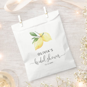 Elegant Lemon Brautparty Fevor Bags Geschenktütchen