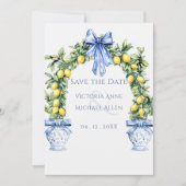 Elegant Lemon Grove Arch Wedding speichern das Dat Save The Date (Vorderseite)