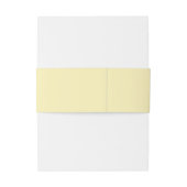 Elegant Lemon Yellow Einladungsbanderole (Rückseitenbeispiel)