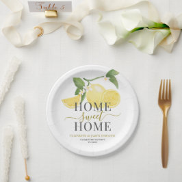 Elegant Lemon Zuhause Sweet Zuhause Housewarming P Pappteller