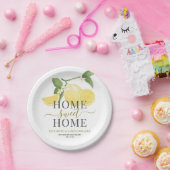Elegant Lemon Zuhause Sweet Zuhause Housewarming P Pappteller (Party)
