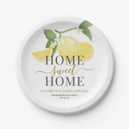 Elegant Lemon Zuhause Sweet Zuhause Housewarming P Pappteller
