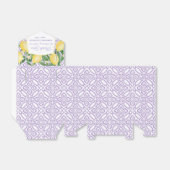 Elegant Lemons Lavender Citrus Baby Shower Geschenkschachtel (Ungefaltet)