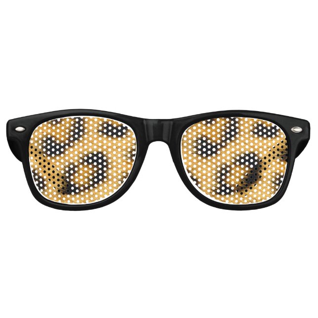 Elegant Leopard Fur - Party Shade Partybrille (Vorderseite)