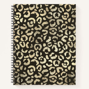 Elegant Leopard Print Notizblock