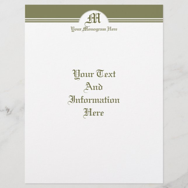 Elegant Letterhead (Vorderseite)